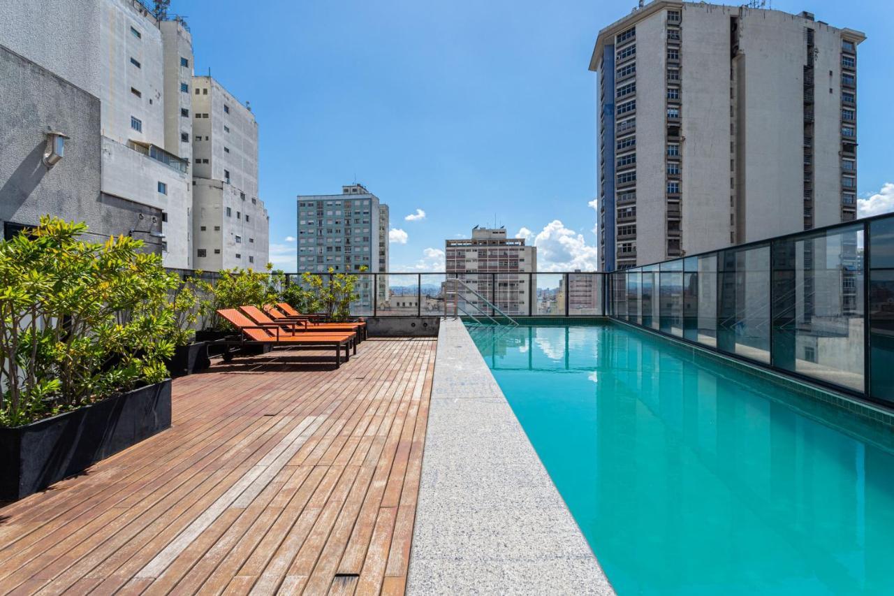 Aurora Paulistana A Passos Do Metro Republica Daire Sao Paulo Dış mekan fotoğraf